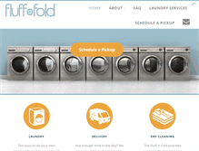 Tablet Screenshot of fluffnfoldlaundry.com